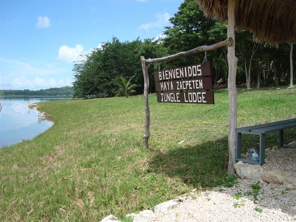 אל רמאטה Maya Zac Peten Jungle Lodge מראה חיצוני תמונה