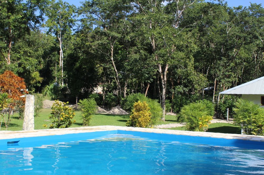 אל רמאטה Maya Zac Peten Jungle Lodge מראה חיצוני תמונה