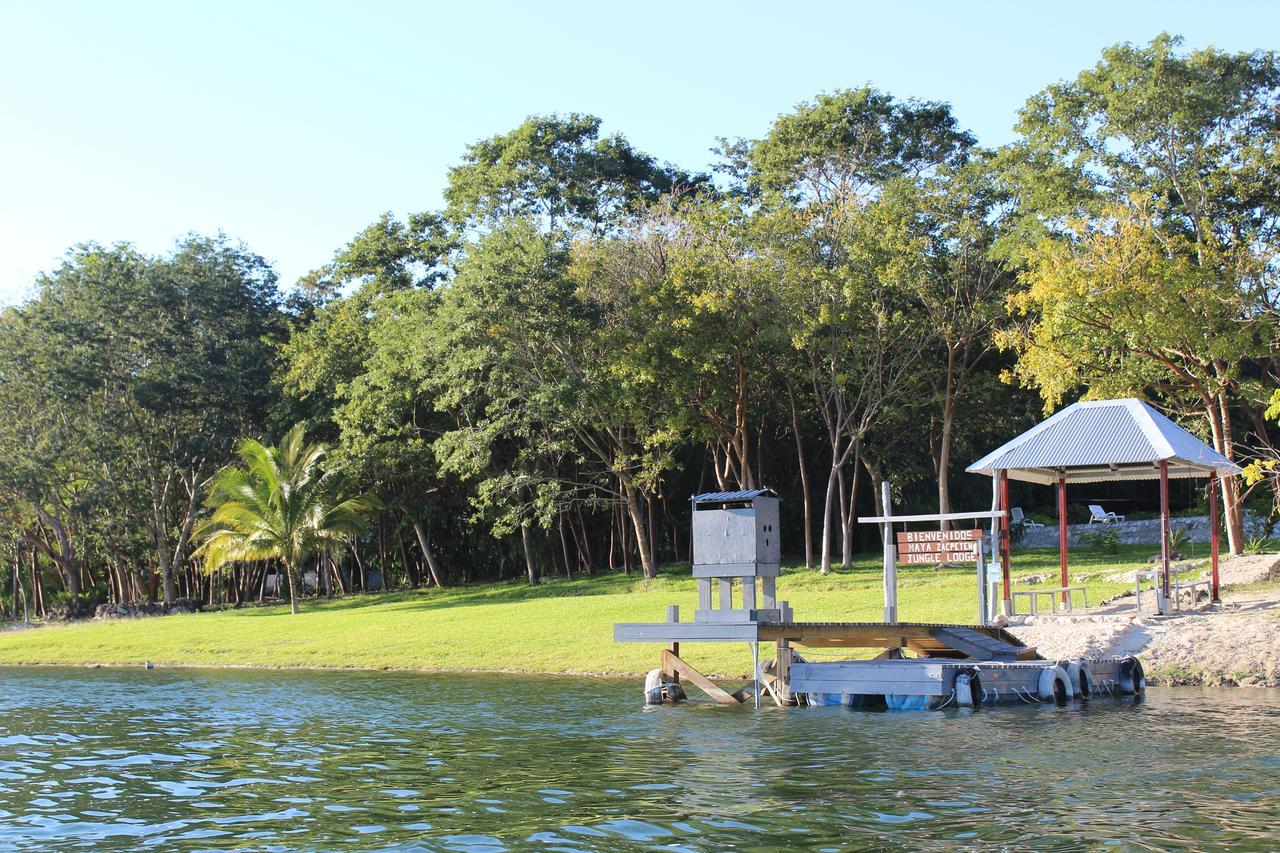 אל רמאטה Maya Zac Peten Jungle Lodge מראה חיצוני תמונה